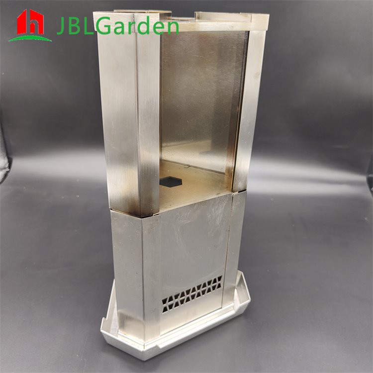 Steel pellet stove