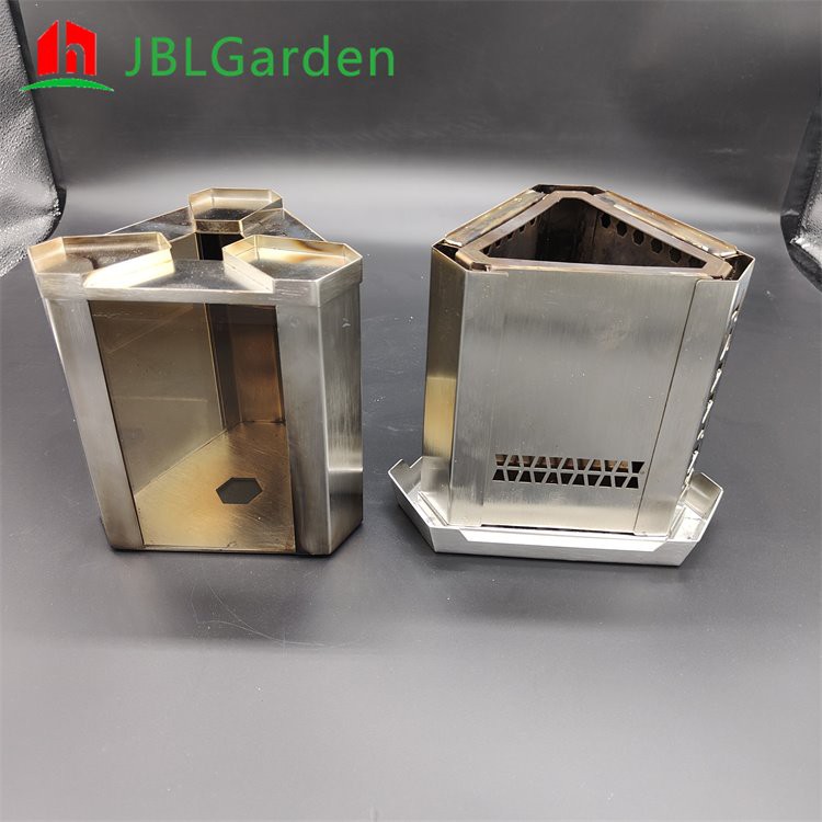 Steel pellet stove