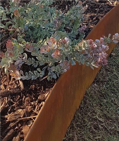 ขอบสวน Corten Steel แบบยืดหยุ่น