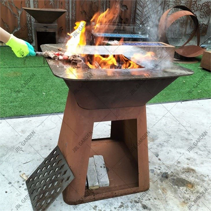 Charcoal Fire Table Durable BBQ Grill