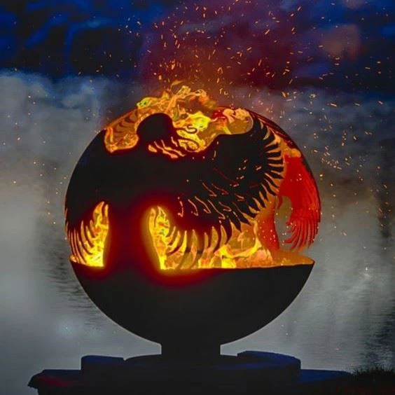 Wood Burning Metal Brasero Firebowl Firepit