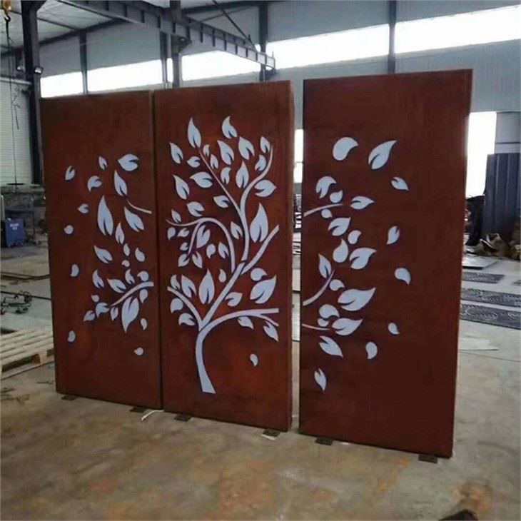 หน้าจอ Corten Steel Garden