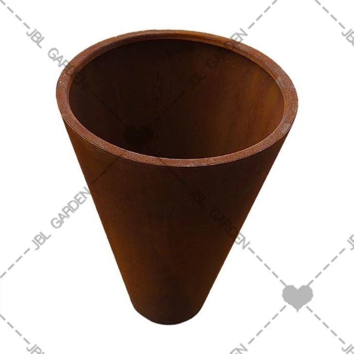 Large Galvanised Planters