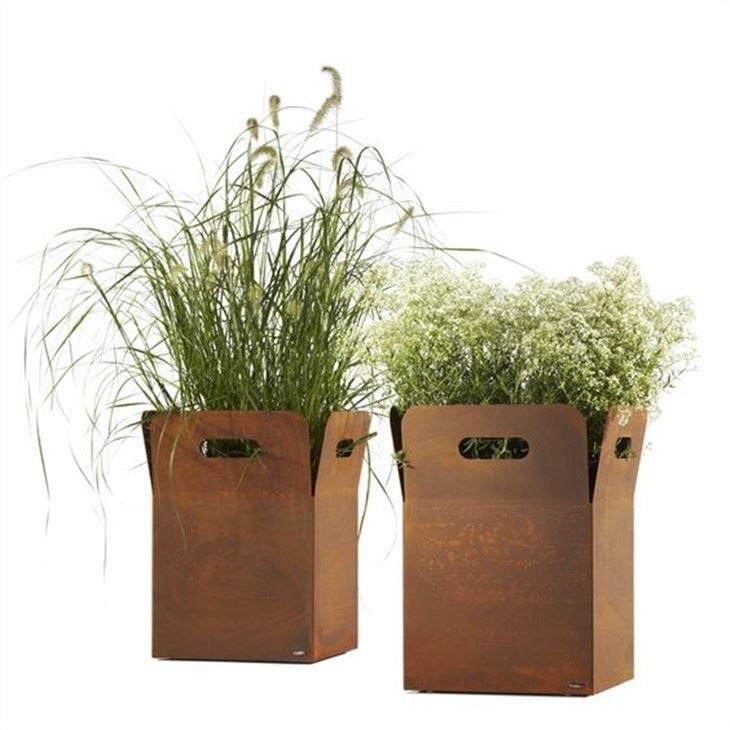 Rectangle Planter With Wheels