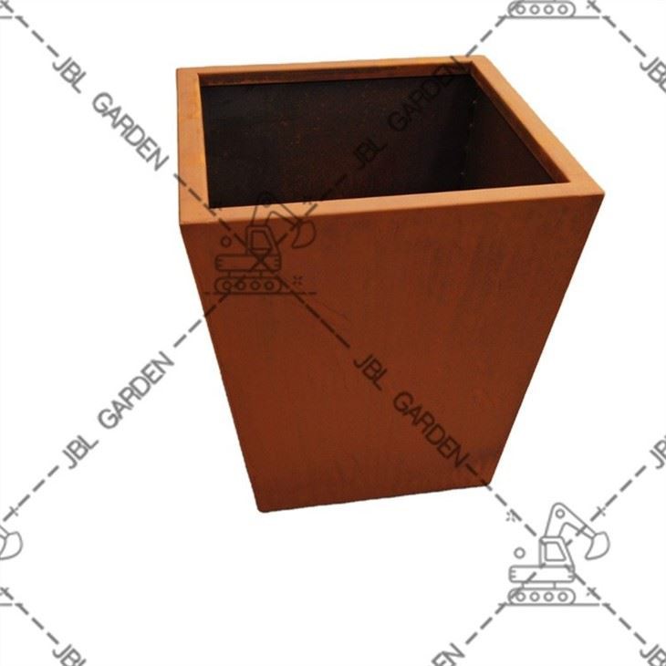 Silver Trough Planter