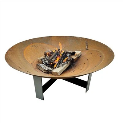Corten Steel Fire Pit และชาม