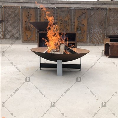Outoor โลหะ Corten Steel Fire Pit