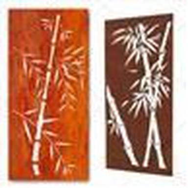 หน้าจอสวนโลหะ Corten Steel