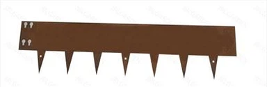 รั้วสวนขอบเหล็ก Corten