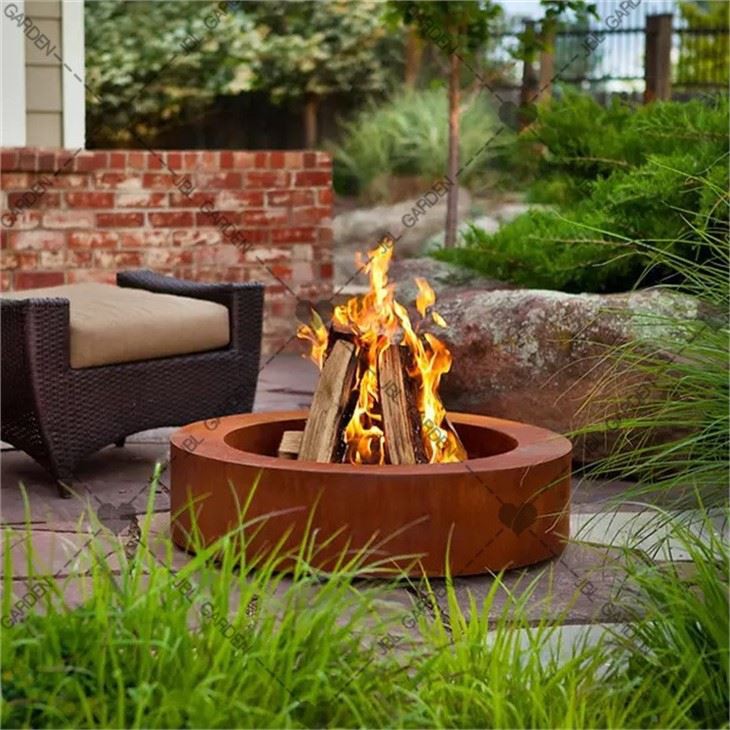 Stainless Propane Fire Pit