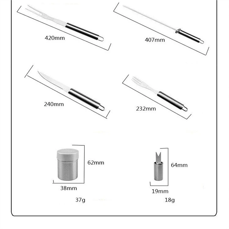 Stainless Steel Grill Tool Set