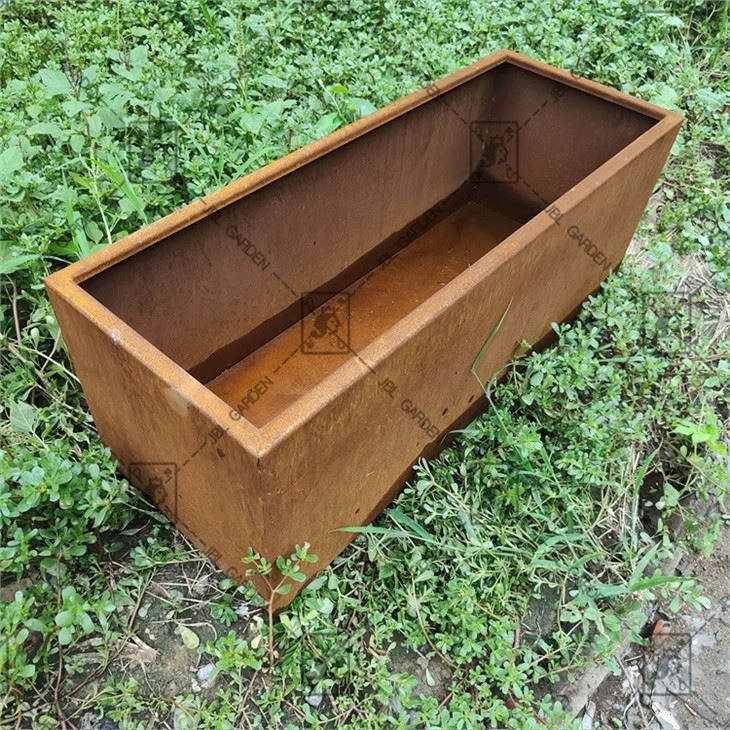 Steel Rectangular Planter