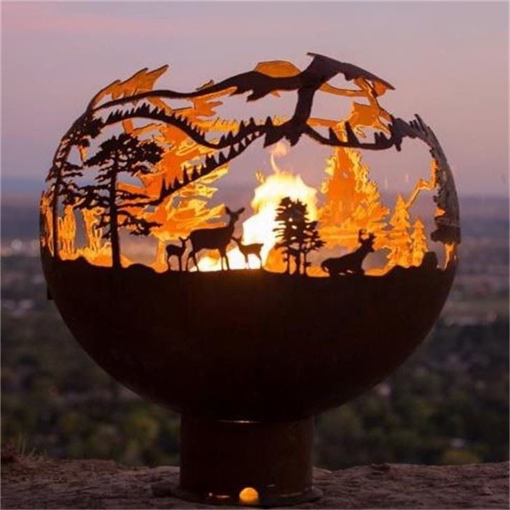 Warming Steel Fire Sphere