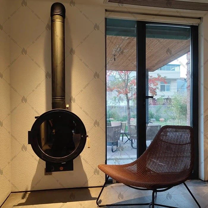 Black Tire Fireplace