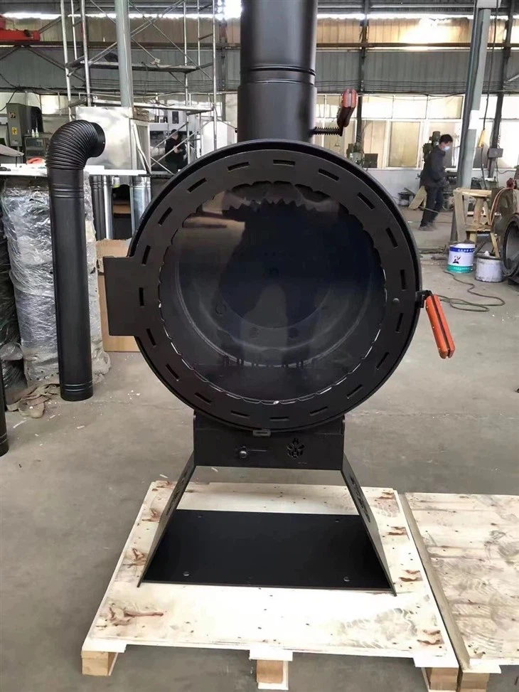 Black Tire Fireplace