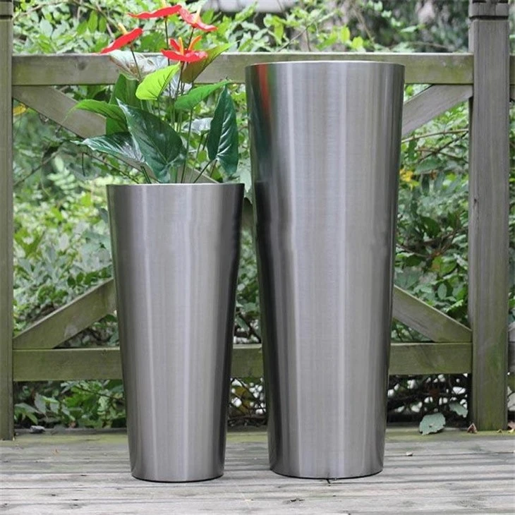 High Quality Garden Stainless Flower Pot