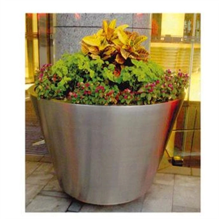 High Quality Garden Stainless Flower Pot