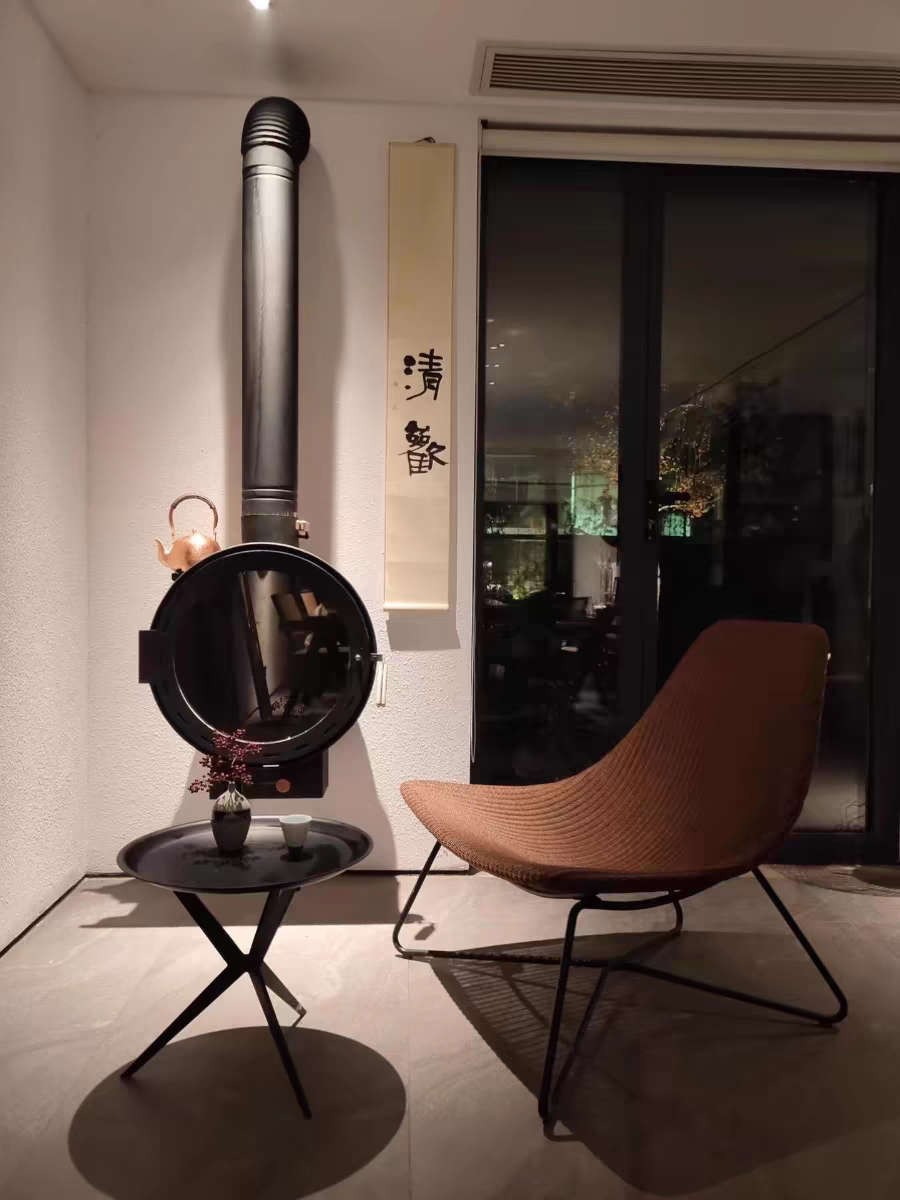 JBL Secondary Combustion Technology วิธีการติดตั้งบนผนัง เตาผิง