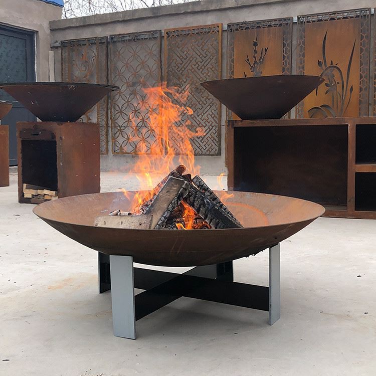 Weathering Steel Outdoor Fire Basin suppliers