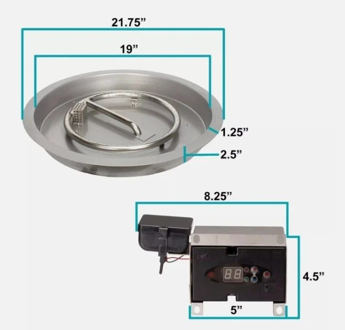 One Click Ignition Of Outdoor Romance: Gas Pit Burner