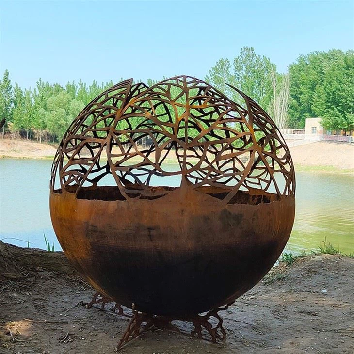 Steel Cutting Firepit Sphere suppliers