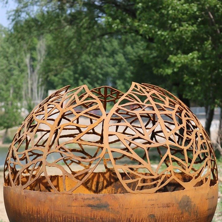 Steel Cutting Firepit Sphere price