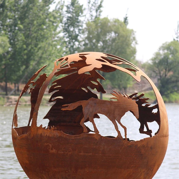 Steel Cutting Firepit Sphere best